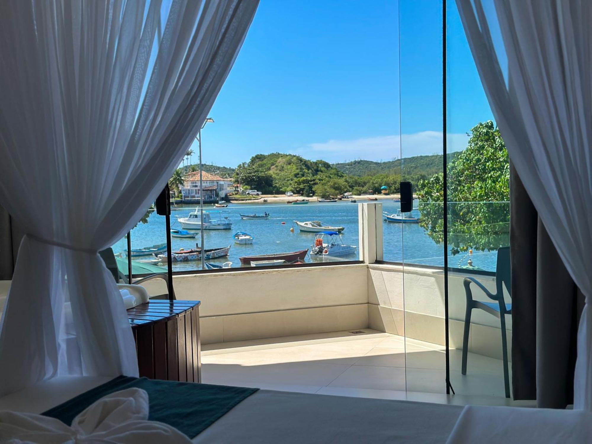 Passagem Concept Hotel e Spa Cabo Frio Esterno foto View from a room at the hotel